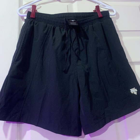 Descente Womens Running Shorts with Liner, Black, Size M - Picture 1 of 4